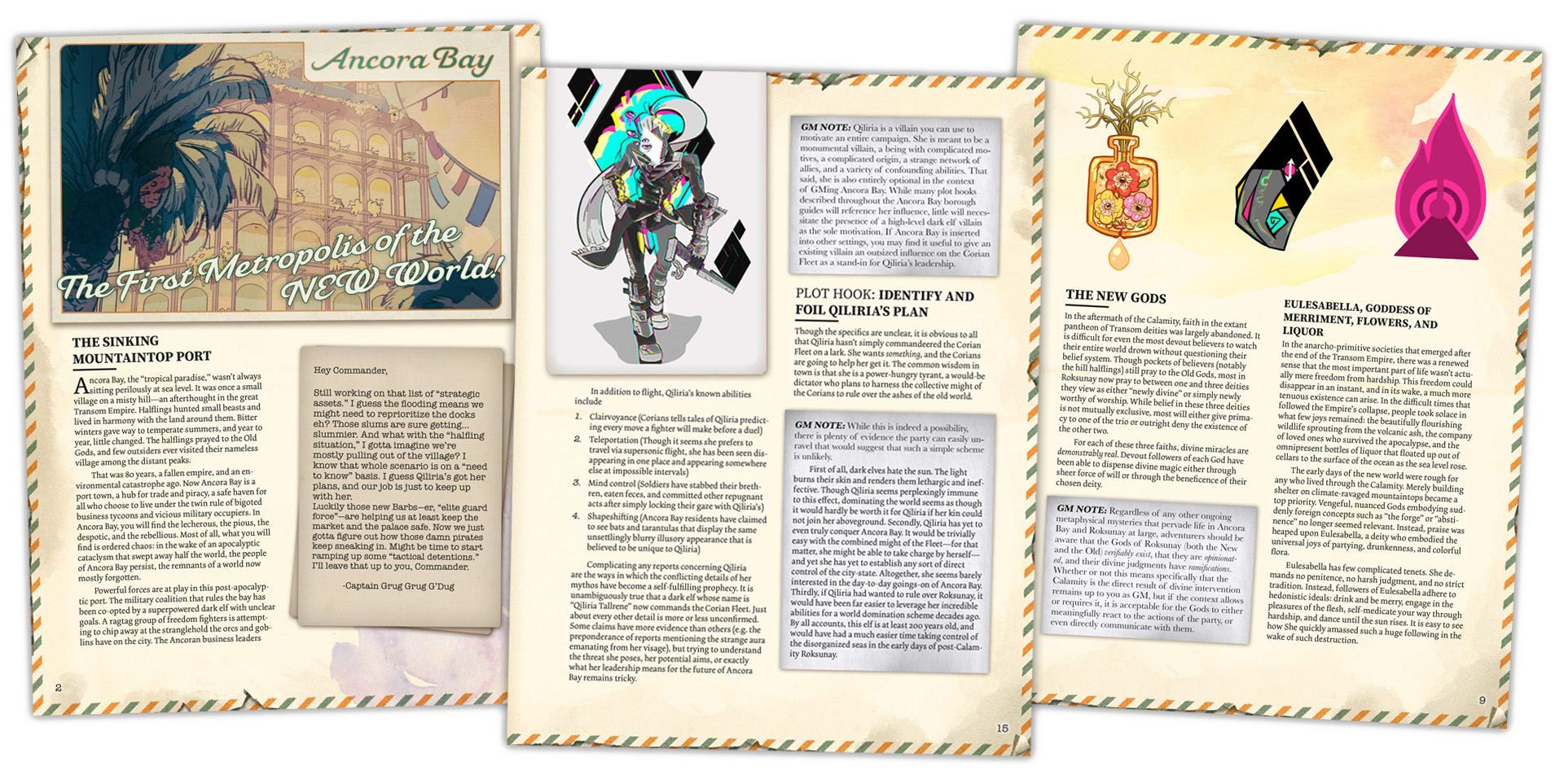 Preview of the setting guide for Ancora Bay by Borough Bound.