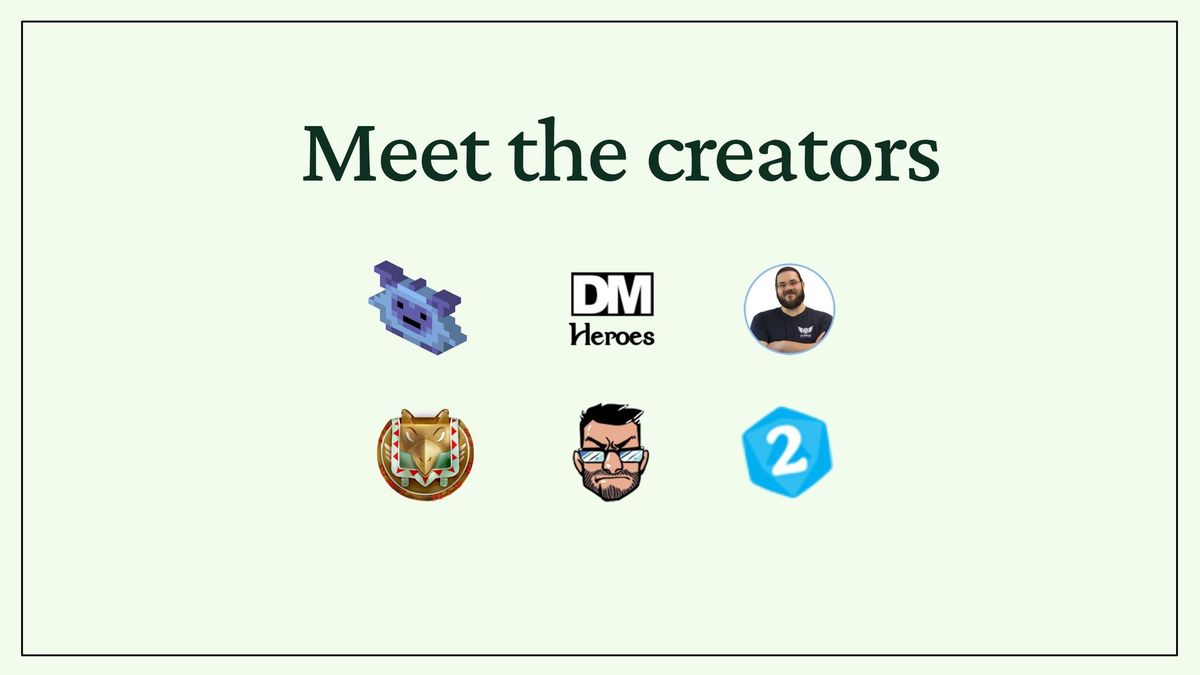 Meet the talented RPG creators whose work will bring Here Be Taverns to the next level