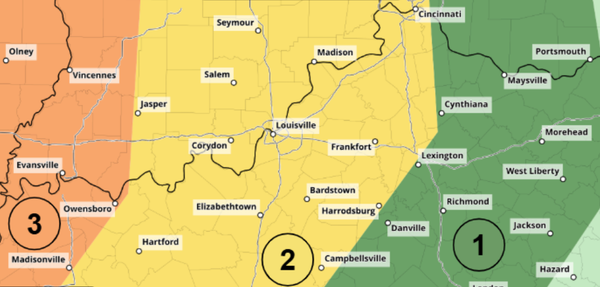 Severe storms possible Monday night into early Tuesday across Kentucky