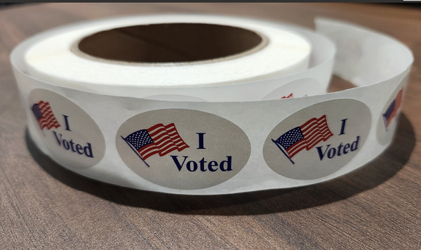 After 30+ years, Louisville voters are getting their "I Voted" stickers back