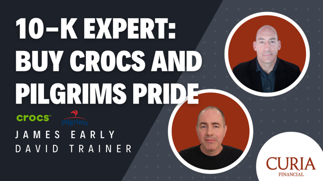 10-Ks Lie; Buy Crocs and Pilgrim's Pride Stocks (says David Trainer)