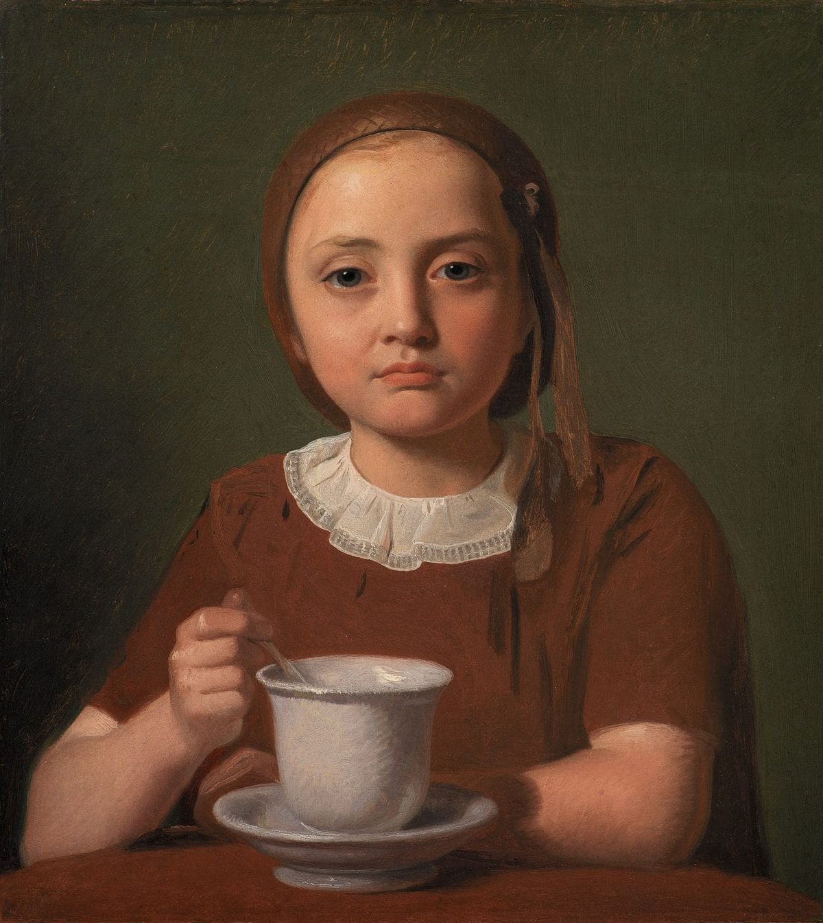 Portrait of a Little Girl, Elise Købke, with a Cup