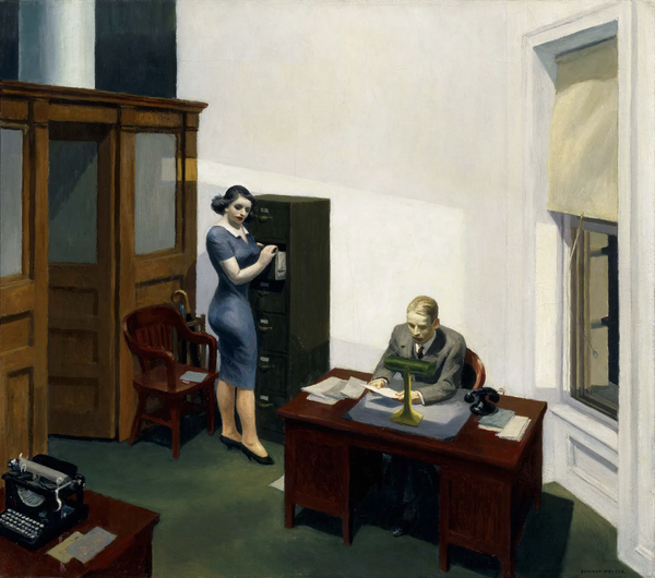 Office at night