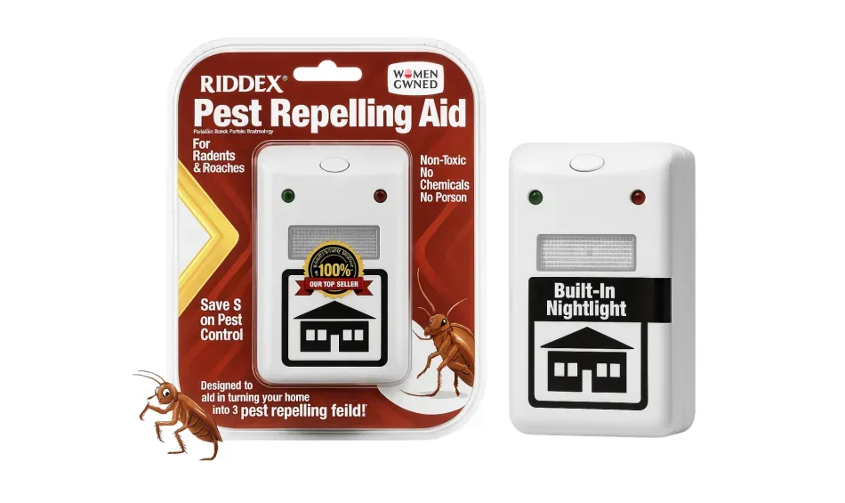 image of the riddex plugin device pest exterminator