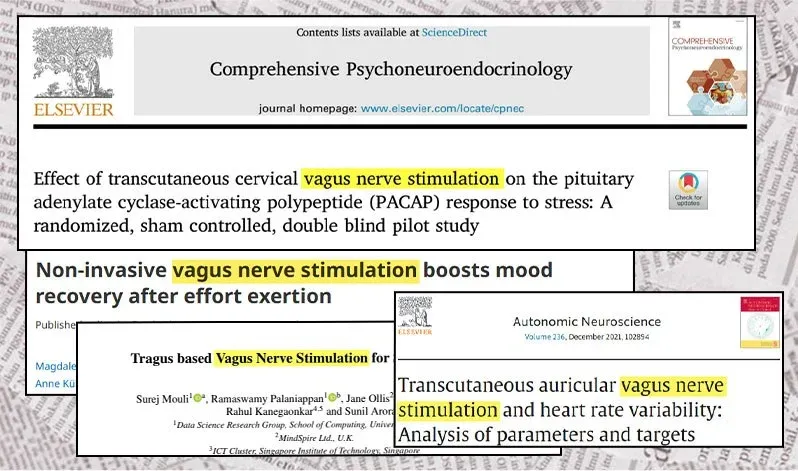 National Library of Medicine article on vagus nerve stimulation, panic attack, therapy for anxiety and depression