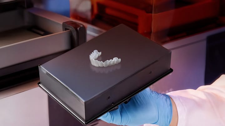 Custom Shiny Smile Veneers snap-on set both arches