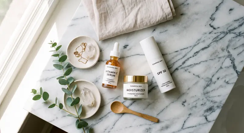 morning skincare routine products for women over 40