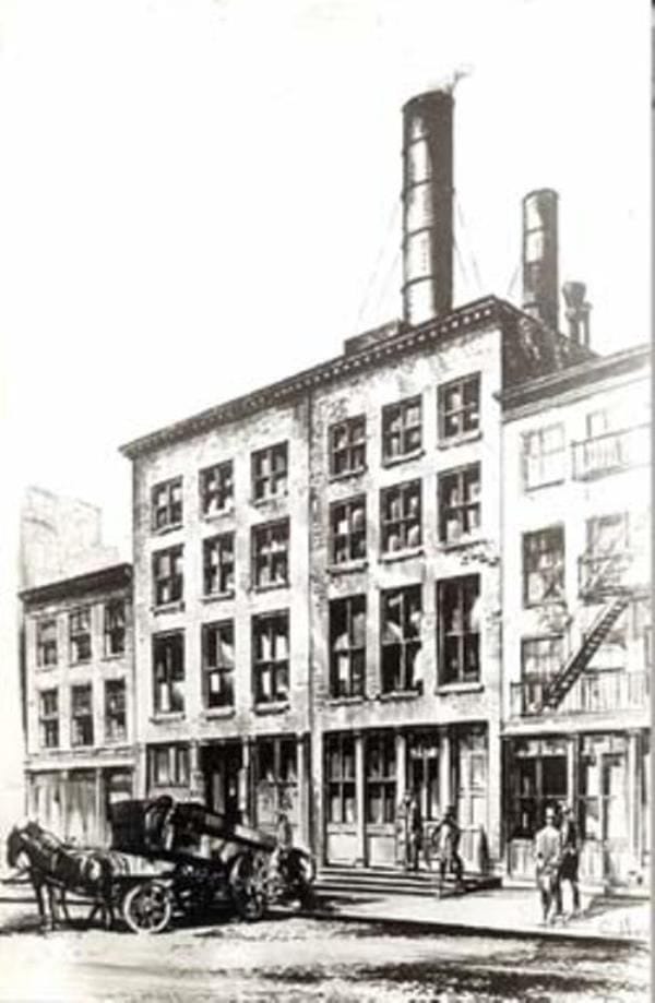 Pearl Street station, New York, 1882