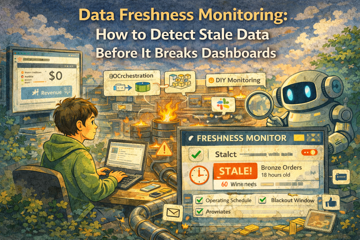 Data Freshness Monitoring: How to Detect Stale Data Before It Breaks Dashboards
