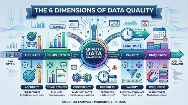 The 6 Dimensions of Data Quality: Definitions, Examples, and How to Monitor Each
