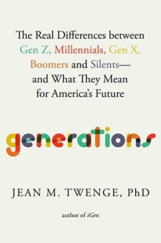 Generations by Jean M. Twenge, PhD - Book Cover