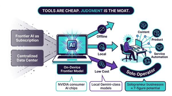On-Device AI + Solopreneur Economy