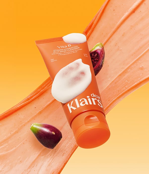 Dear Klairs Vita B Vitamin Hydrating Jelly Mask Cleanser 150ml — PDRN, Prickly Pear Powder, Polyglutamic Acid 성분 상세