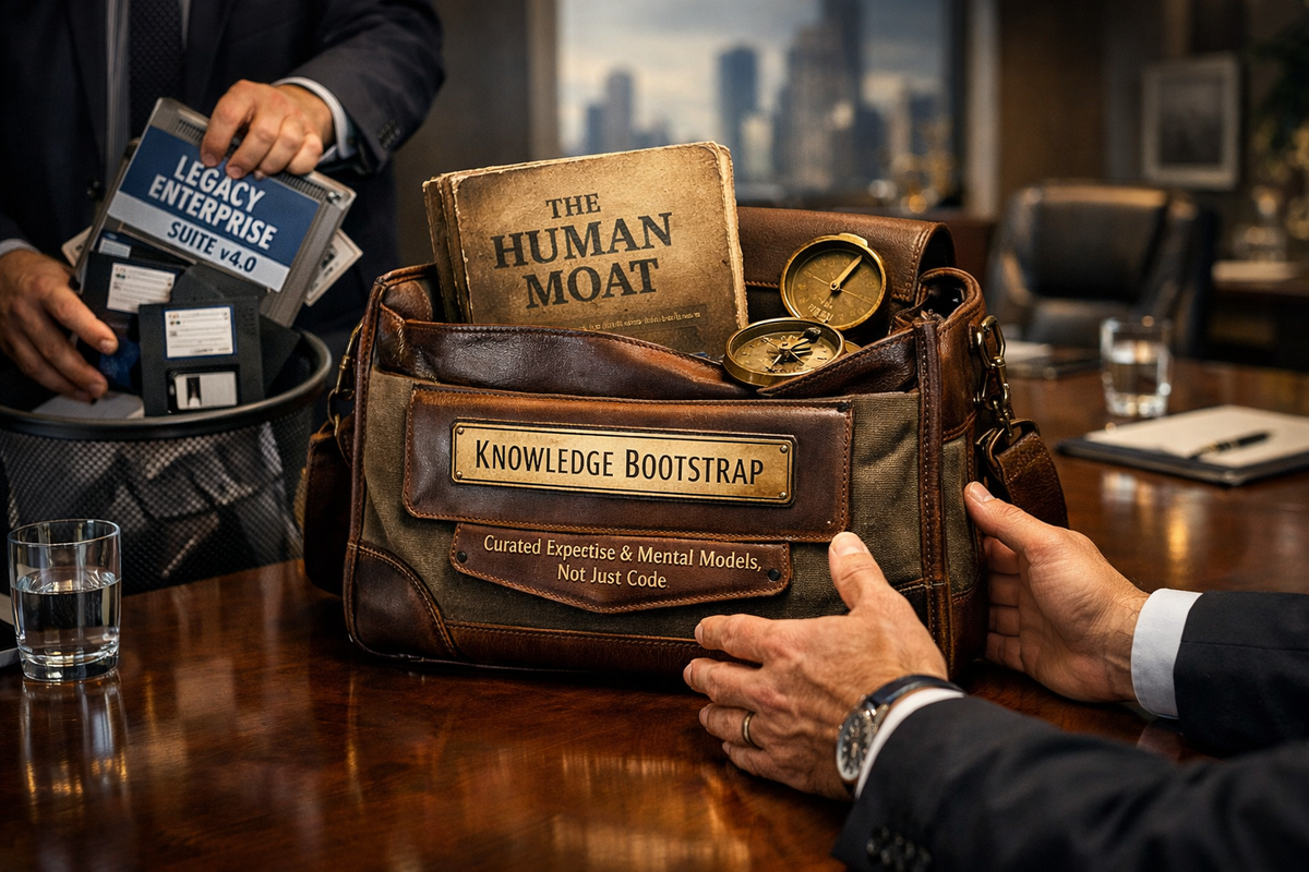 The Death of the Software Moat: Why "Taste" is the New Enterprise IP