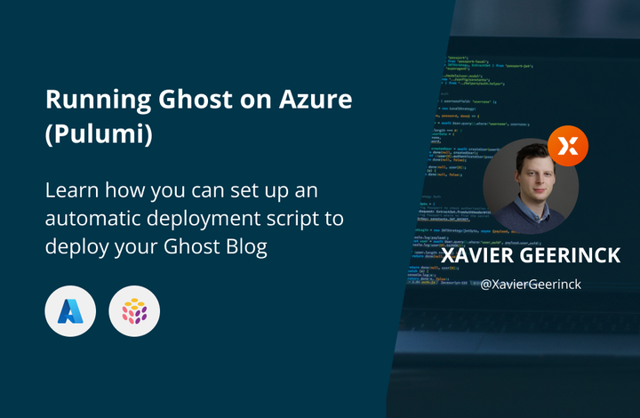 Running Ghost on Azure (Pulumi)