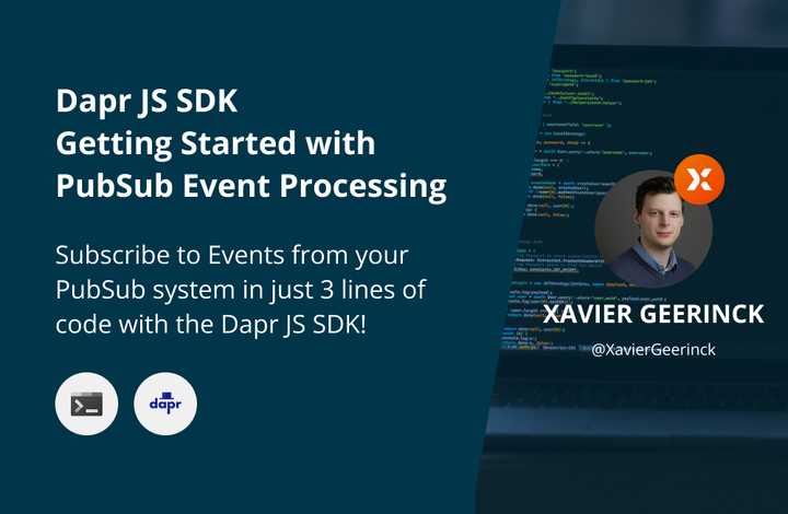 Dapr JS SDK - Getting Started with PubSub Event Processing