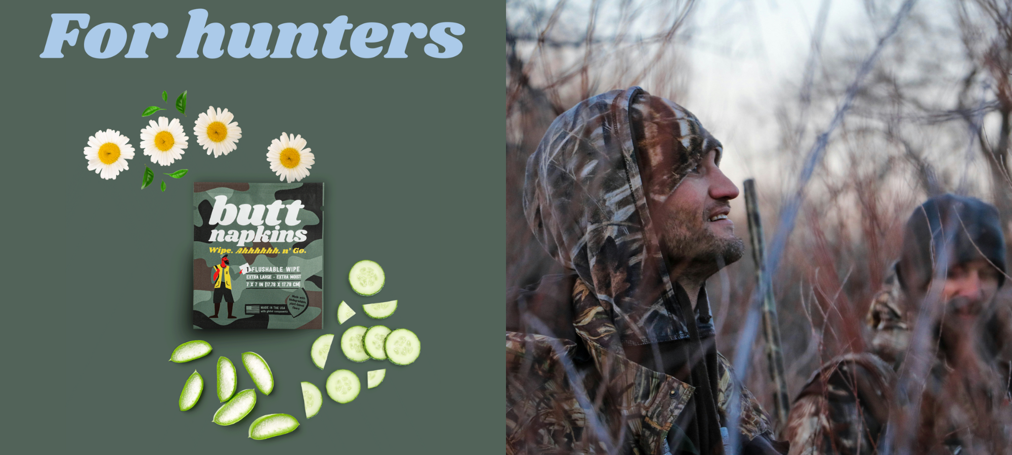 Butt Napkins for hunters