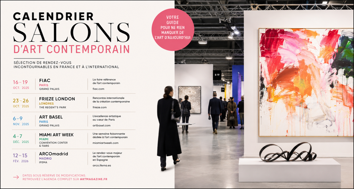 Calendrier Salons d'Art Contemporain