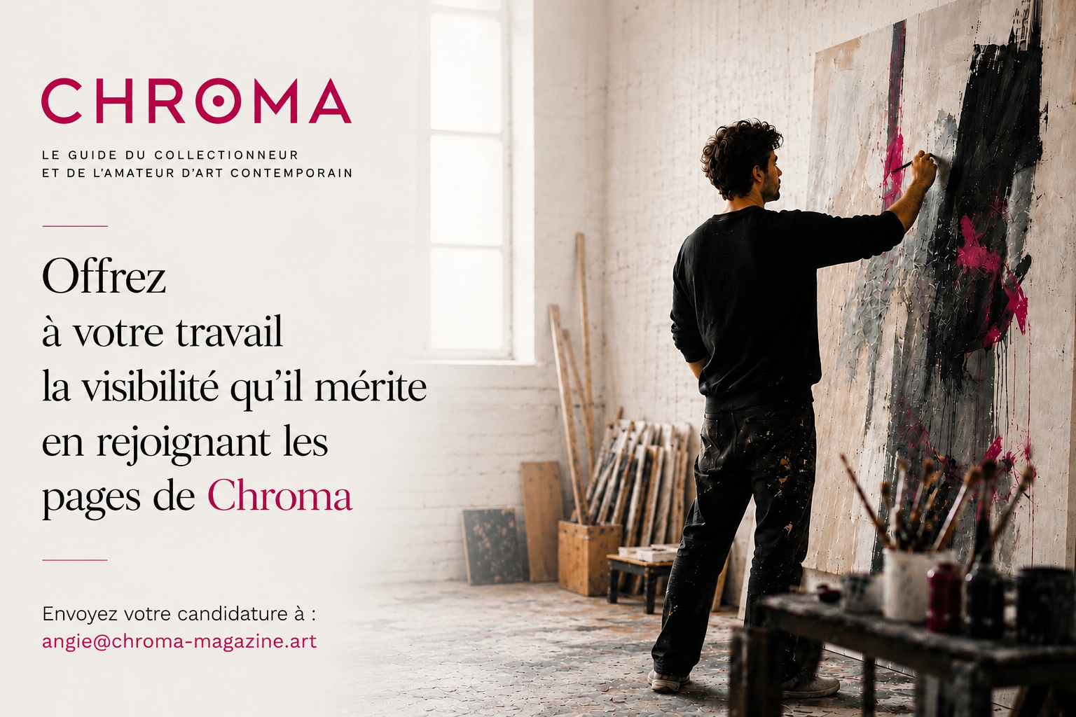 Candidature, Présentez votre art aux collectionneurs !