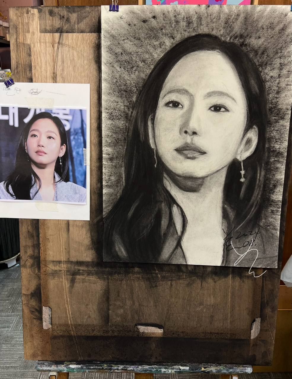 김고은_목탄&콩테 [그림을 그려보는 중 12]