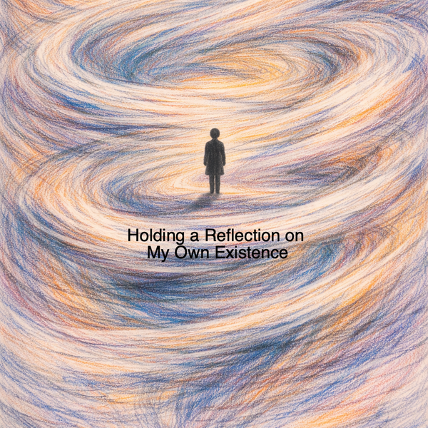 Holding a Reflection on My Own Existence