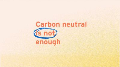 Sustainability won’t save us. Why our future depends on regeneration.