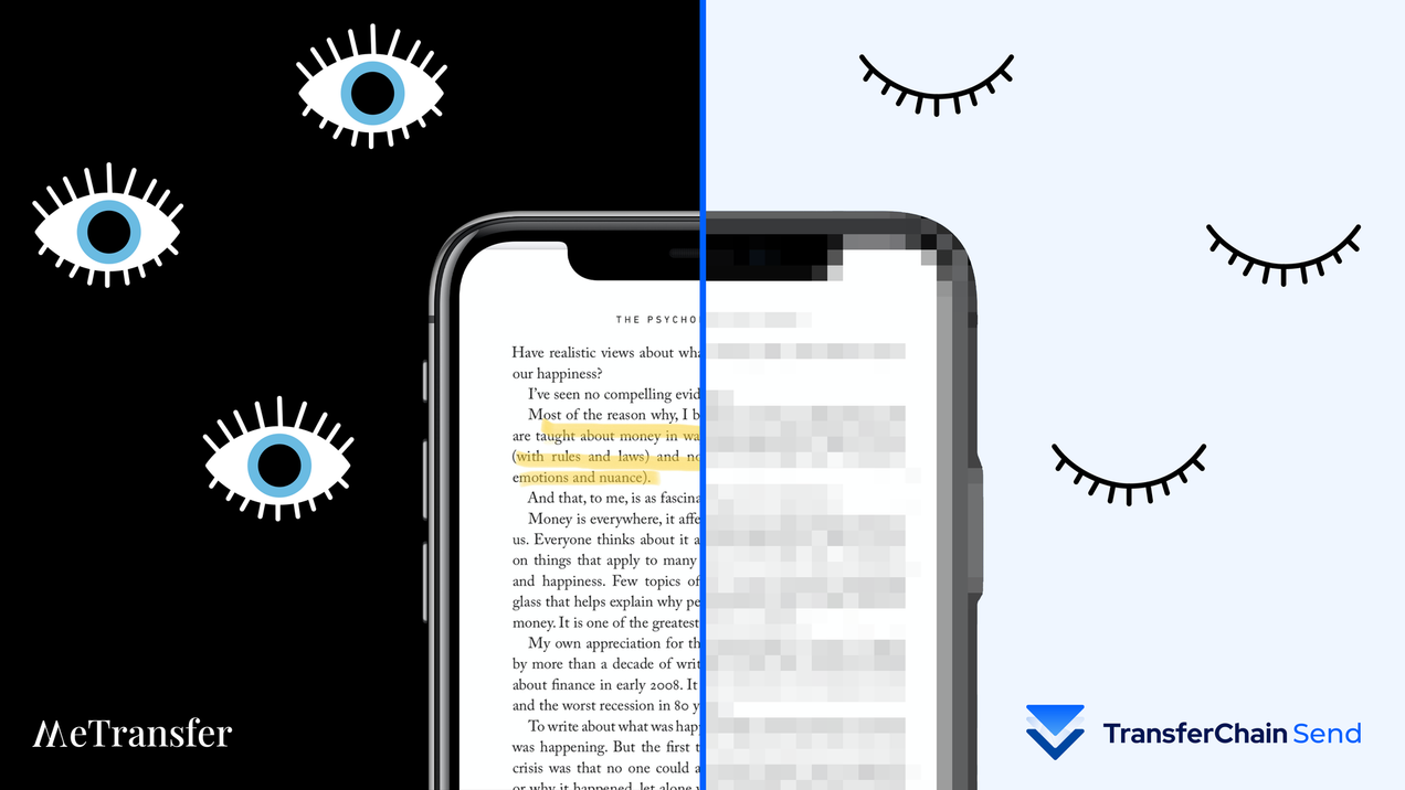 Why do businesses consider TransferChain Send over WeTransfer?