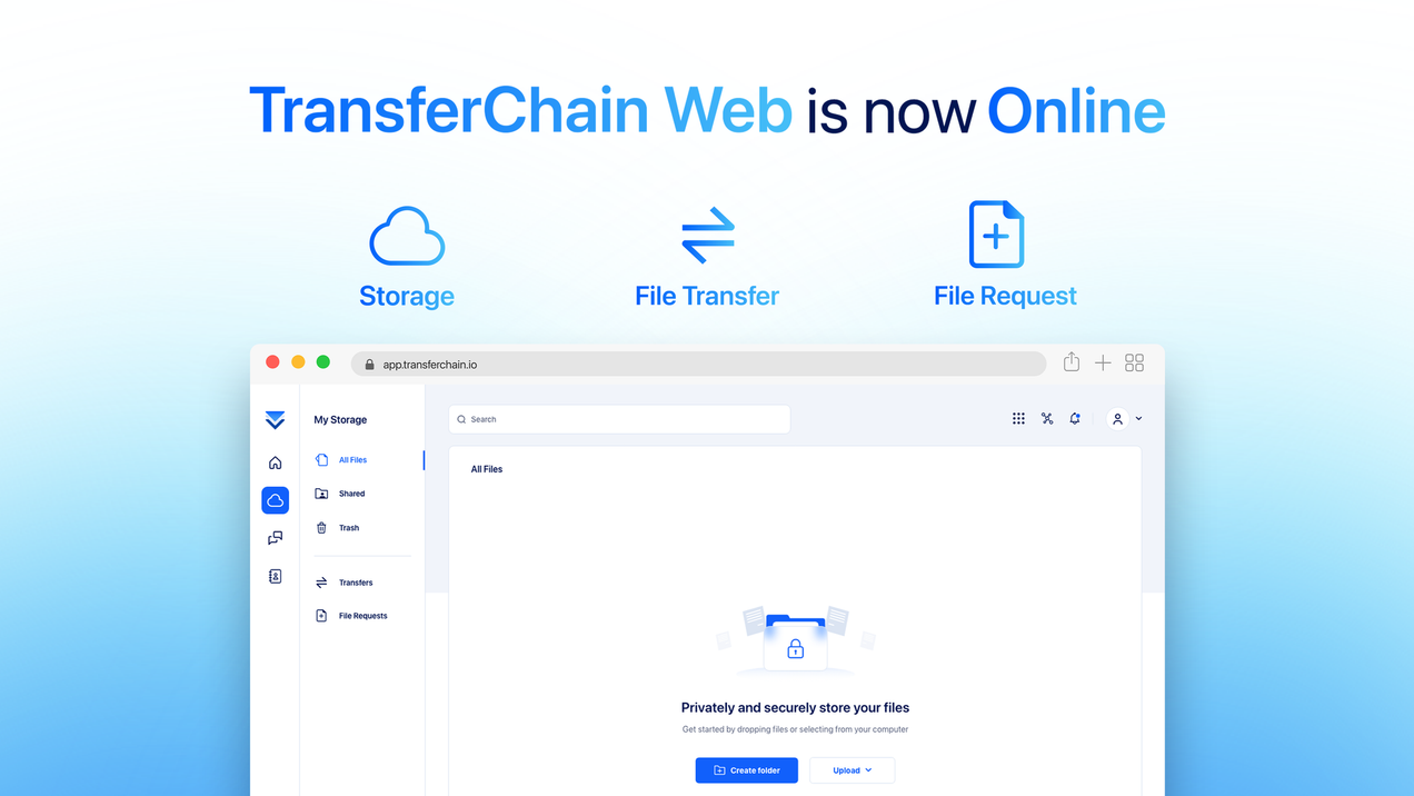 Introducing Blockchain-integrated TransferChain Web Access