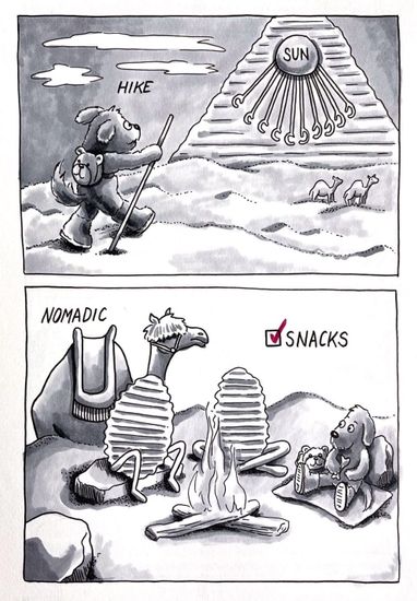 Inktober comic - TeddyBear's Egypt Expedition!