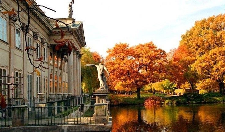 Palazzo sull'acqua, Parco Lazienki, Varsavia,Polonia.