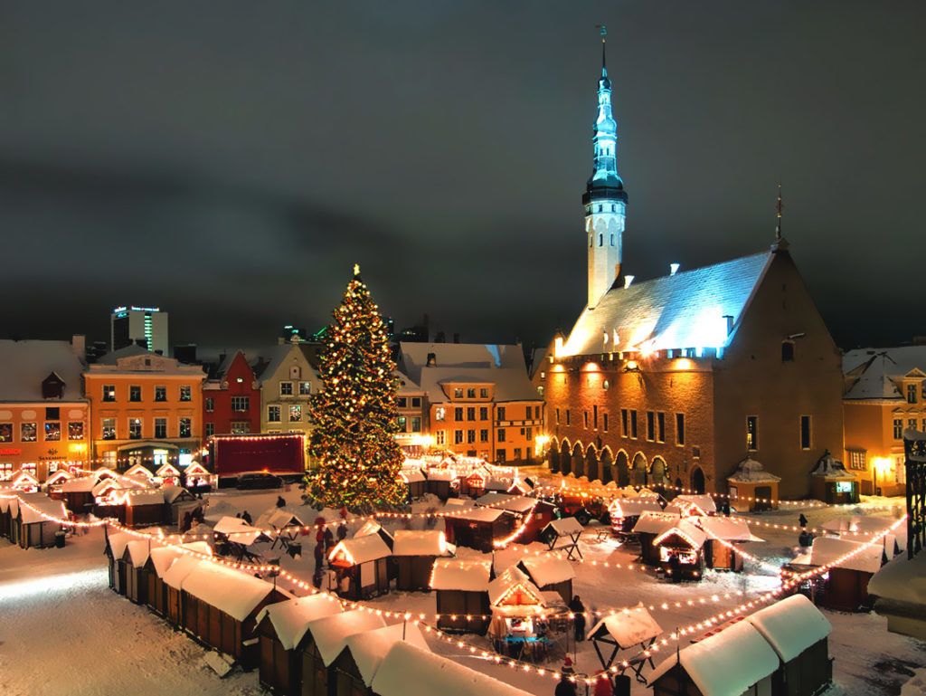 Mercatini di Natale, Town Hall Square, Tallinn, Estonia