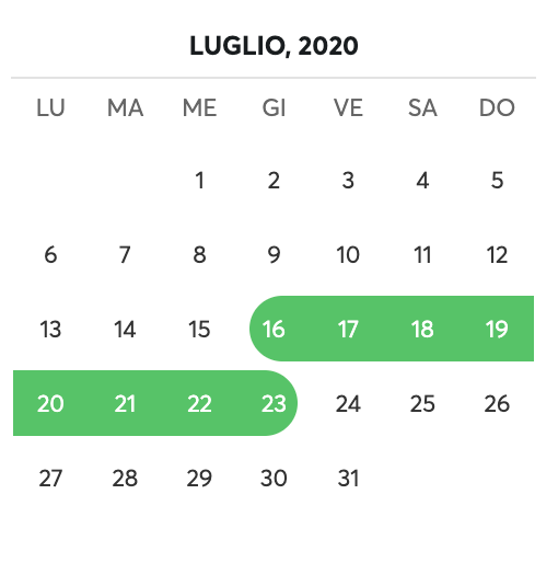 disponibilità per scambio simultaneo calendario scambio casa