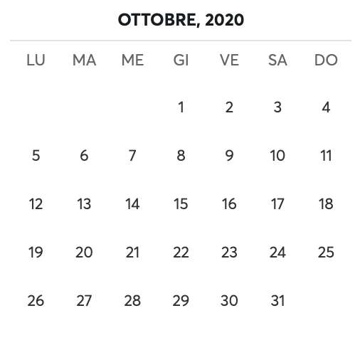 disponibilità calendario scambio casa