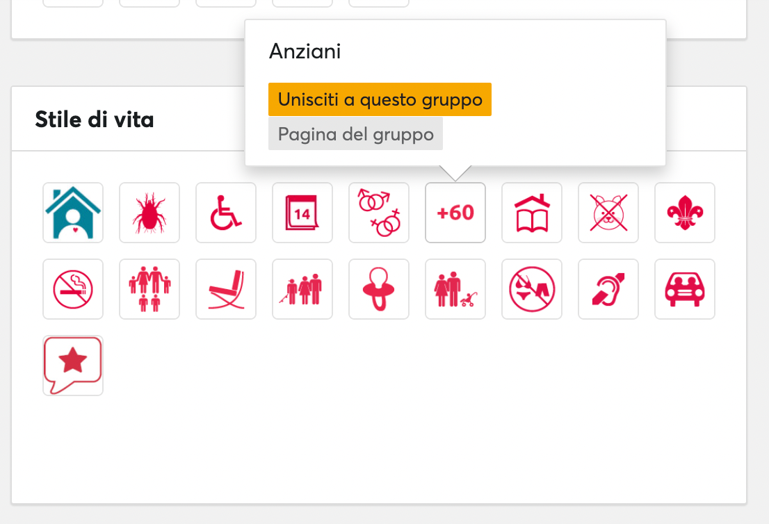 Lo scambio casa per chi è in pensione: Il gruppo Anziani - Screenshot