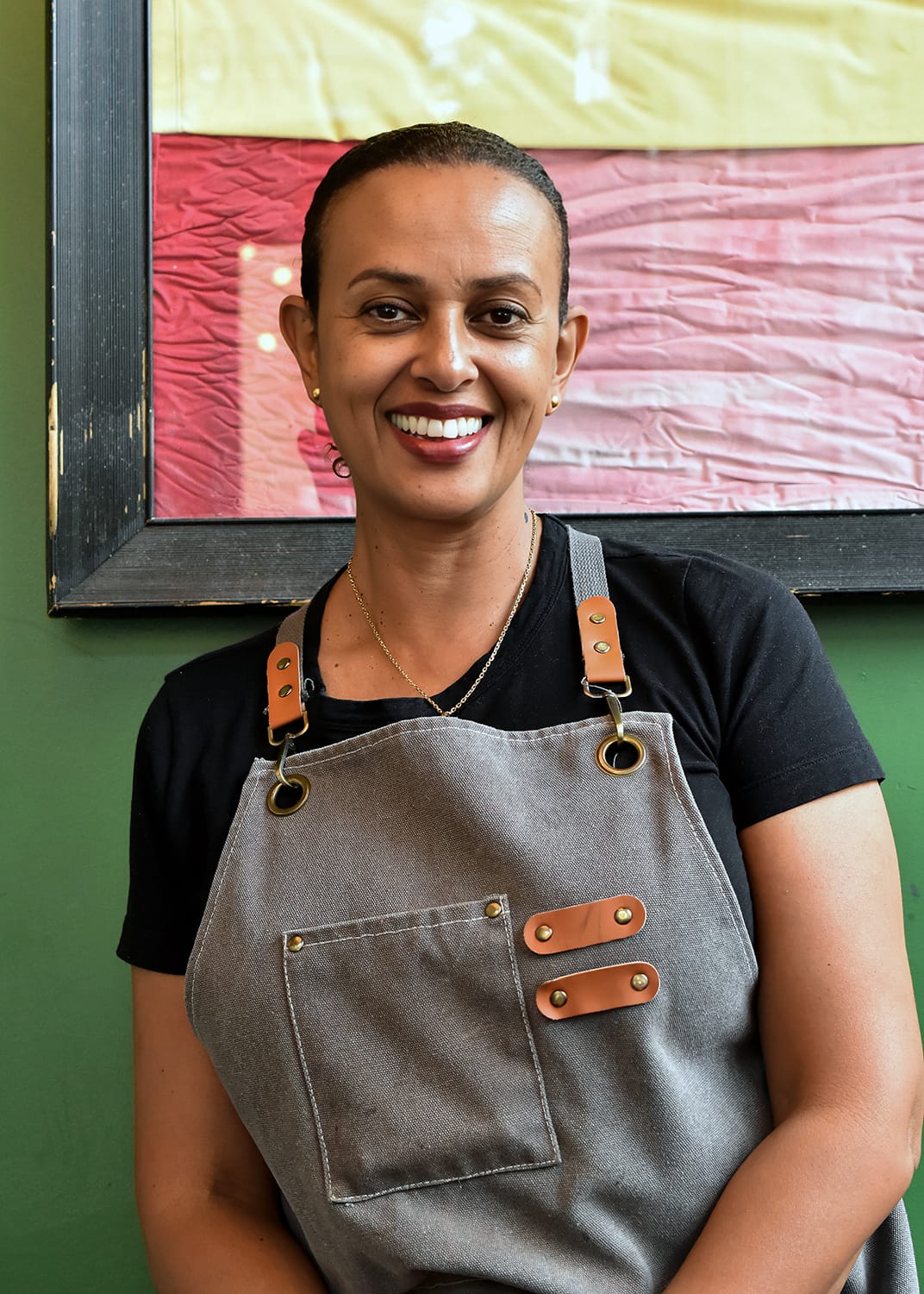 Kalkidan "Kalki" Tesfaye, owner of Addis Cafe. | NaBeela Washington/15 West