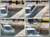 VIDEO Policijski auto u Senju završio u moru: "Skočio do bankomata kad ono..."