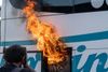 Na cesti između Dubrovnika i Neuma planuo autobus