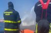 JOŠ JEDAN BROD U PLAMENU! Zapalio se kod Rta Pelegrin, vatrogasci spriječili veću tragediju