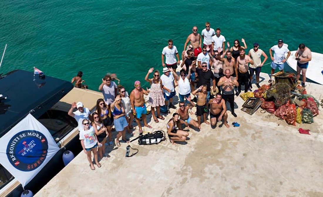 Ronioci očistili podmorje kod Prvića, pridružila im se i Maja Sever