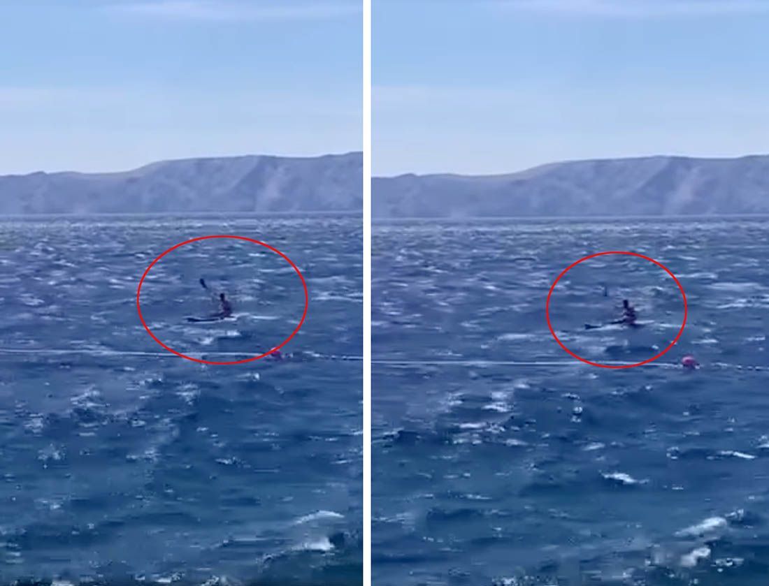 VIDEO To je to! Ovaj veslač po olujnoj buri zasigurno je "pobjednik" dana