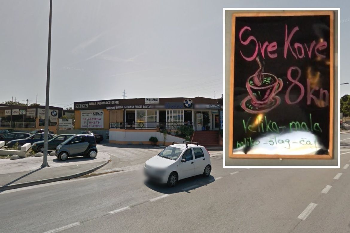 Primjer iz Splita: Kava u kafiću za 8 kuna