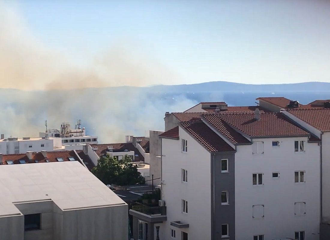 VIDEO Veliki dim se nadvio nad Splitom