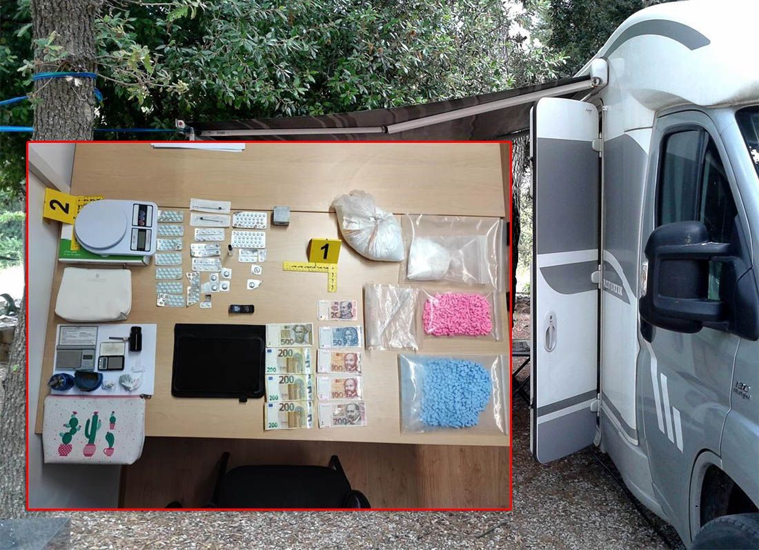 Dvojici stranaca policija u kamp kućici u Jezerima pronašla velike količine droge!
