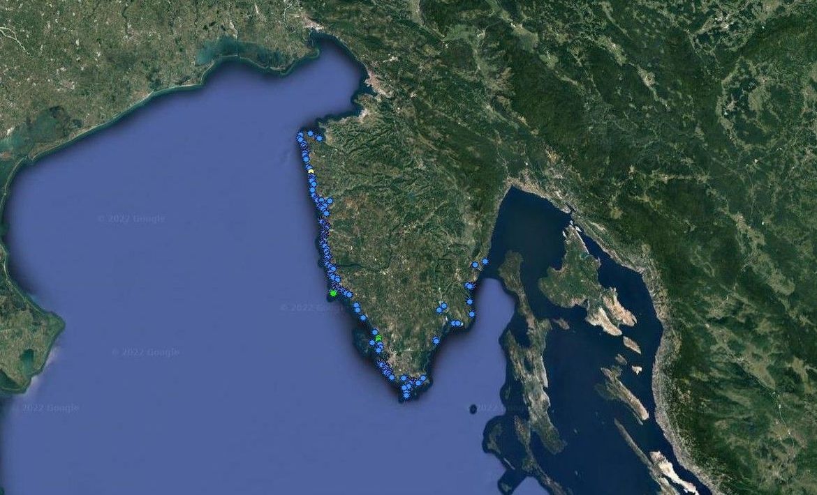 Na istarskim plažama more je izvrsne kvalitete osim kod Poreča, Umaga, Rovinja i Fažane