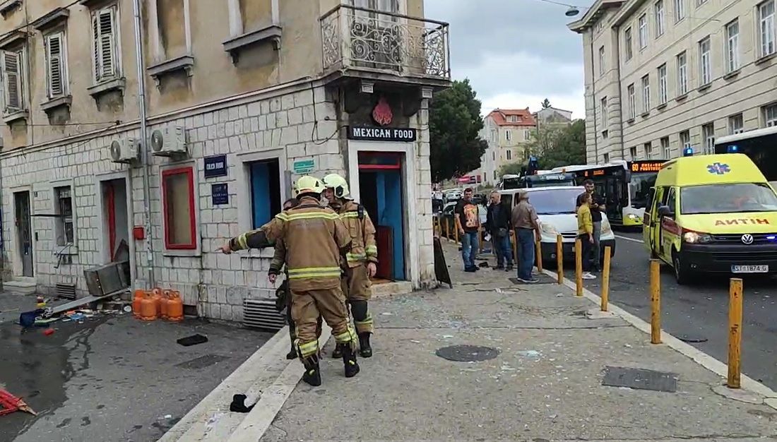 Eksplozija u splitskom fast foodu, više osoba ozlijeđeno!