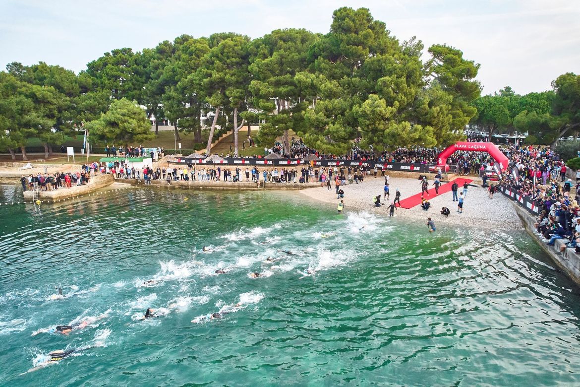 FOTO Pobjednici Plava Laguna Ironman 70.3 Poreč Veronika Andrlova i Paul Loiseaux