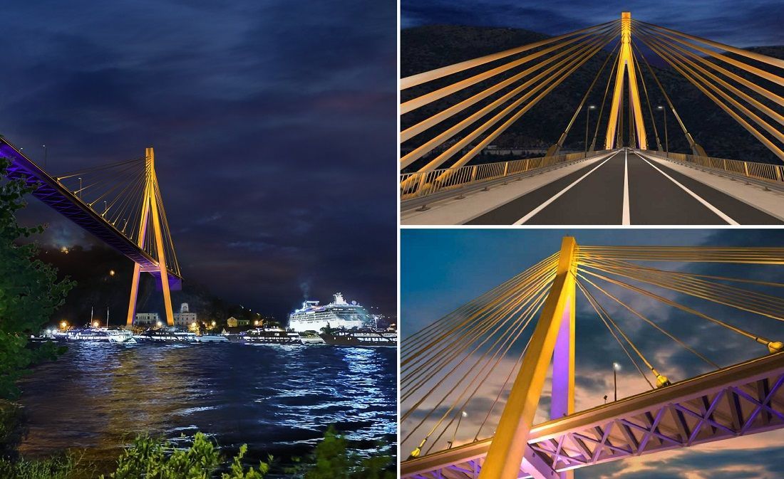 FOTO Dubrovački most uskoro će dobiti novo svjetlosno ruho
