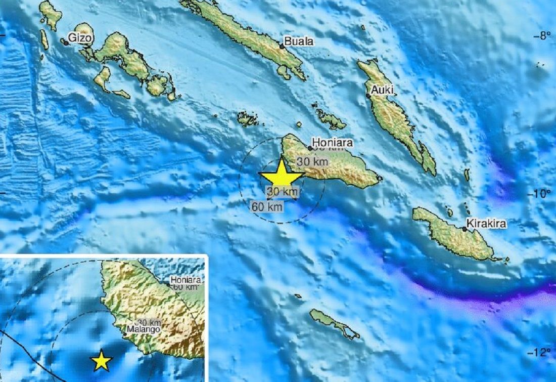 Snažan potres, magnitude 7,0 po Richteru na Solomonskim otocima - Oštećene zgrade