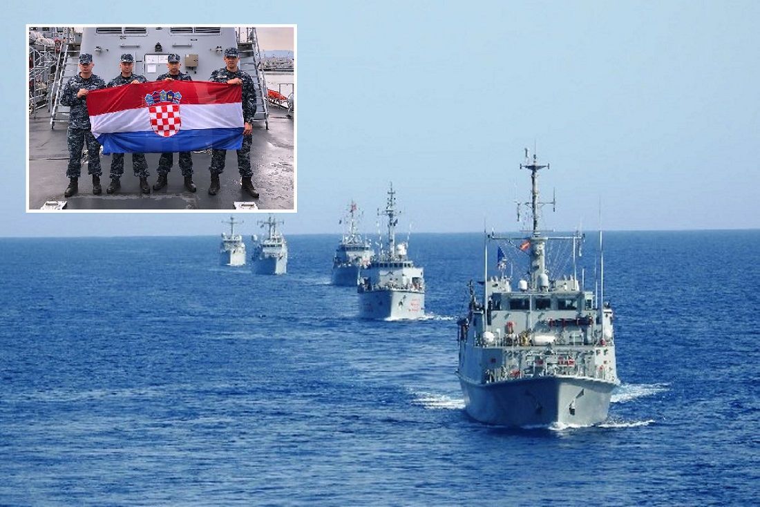 FOTO Petom hrvatskom kontingentu protuminskih ronilaca Flote HRM-a završen angažman u NATO misiji SNMCMG2