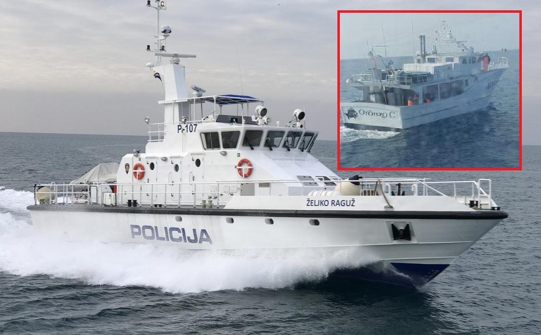 Dubrovačka pomorska policija uzaptila talijansku ribaricu, kažnjena tri člana posade